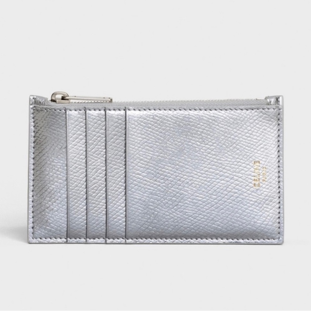 NWT Celine Compact Zipped Cardholder Wallet (discontinued color)